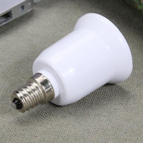 1x Converter E14 TO E27 Adapter Conversion Socket High Quality Material Fireproof Socket Adapter Lamp Holder