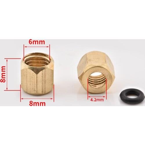 10 pcs loco hilo de cobre O-anillo para Epson 7600 9600 7800 7880 9800 9880 4800 amortiguador 4x3mm