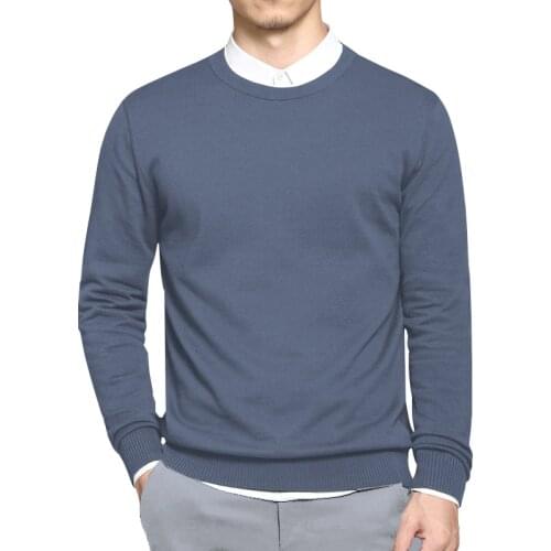 5XL 6XL Men Sweater Pullovers Autumn Cotton Basic Solid Slim Sweater Jumpers Spring Male Knitwear Jersey Man Clothing Plus Size