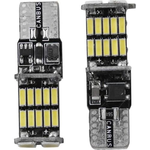 Automobiles Decoding light T10 car interior light 4014 26SMD Instrument Lights bulb lamp dome light no error 12V 7000K