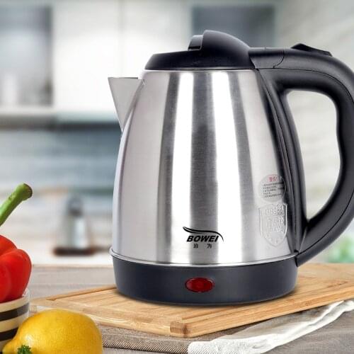 Kettle Electric Heater Water Boiler Travel Black Metal Teapot Artifact Hot Coffee Jarra Electrica Utensils Cookware EH50WK