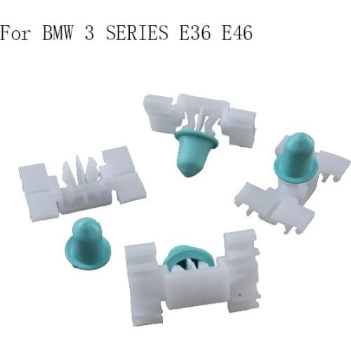 FOR BMW 3 SERIES E36 E46 DOOR MOULDING TRIM PLASTIC CLIPS x10 REPLACEMENT PARTS