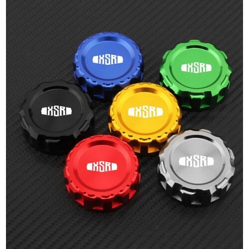 Hot sell CNC Aluminum Motorcycle Rear Brake Fluid Reservoir Cover Cap For Yamaha xsr700 XSR700 XSR 700 XSR-700 2014 2015 2016