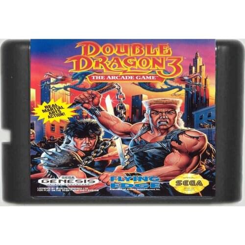 Double Dragon 3 16 bit SEGA MD Game Card For Sega Mega Drive For Genesis