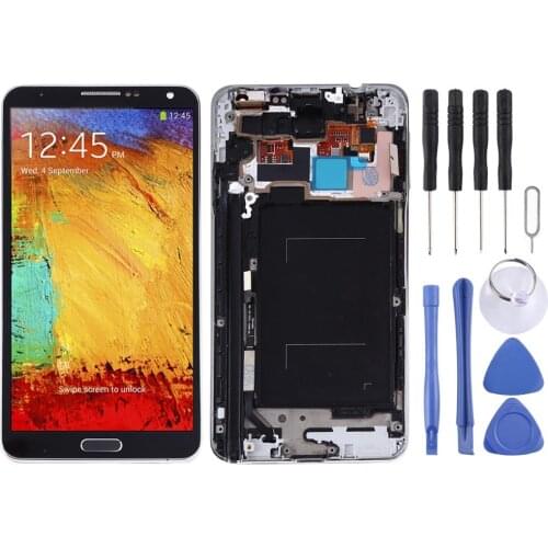 IPartsBuy LCD Screen and Digitizer Full Assembly with Frame & Side Keys (TFT Material) for Galaxy Note 3 / N9005 (3G Version)
