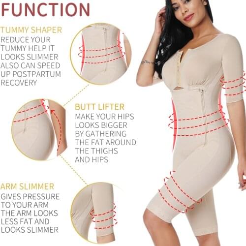 Full Body Shaper Bodysuit Shapewear Waist Trainer Abdomen Shapers Women Tummy Control Slimming Sheath Fajas Seamless Slim Corset
