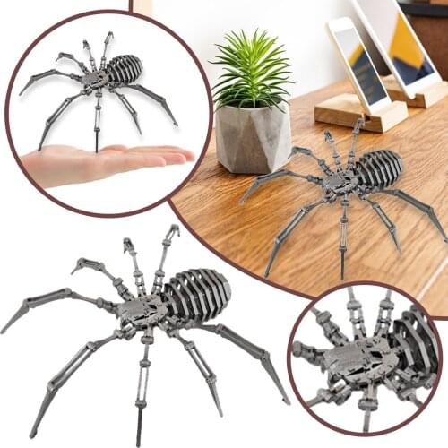 3D Metal Puzzle DIY Model Kit Detachable 3D Puzzle Mechanical Assembly Manual Stainless Steel Puzzle Desktop Decoration