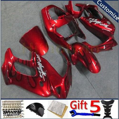 Motorcycle fairing For VFR1000F 1997 1998 1999 2000 2001 2002 2003 2004 2005 VFR 1000F motorcycle plastic cover red