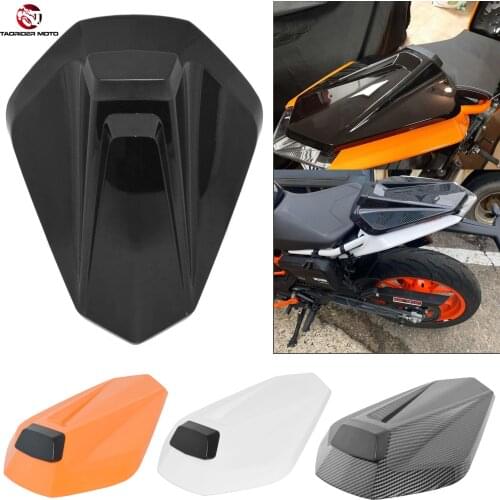 TAORIDER-MOTO Passenger Pillion Rear Back Seat Cover Solo Fairing Cowl ABS For KTM 125 200 250 390 Duke 2017 2018 2019 2020 2021