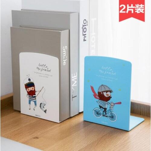 Office Accessories Magazine Holder Creative Simple Book Organizer 2 PCS/Lot High School Student Desk Bookshelf