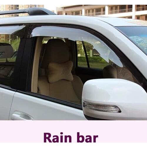 Suitable for 10-20 types of Land Cruiser Prado windows and rain eyebrow trim modification special accessories