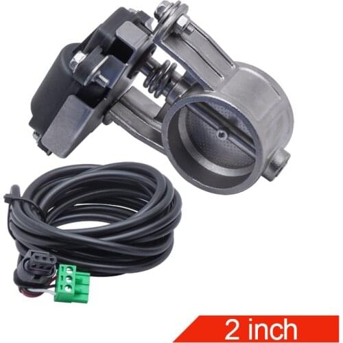 Exhaust Control Valve 2/2.36/2.5/3.0inch Size Exhaust Cutout Valve Electric Valve Control Electric Valve Unit