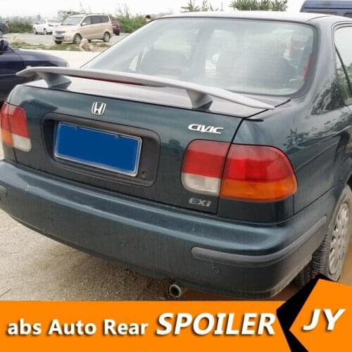 For Honda civic Spoiler 1996-2001 civic TDY Spoiler ABS plastic Material Car Rear Wing Color Rear Spoiler