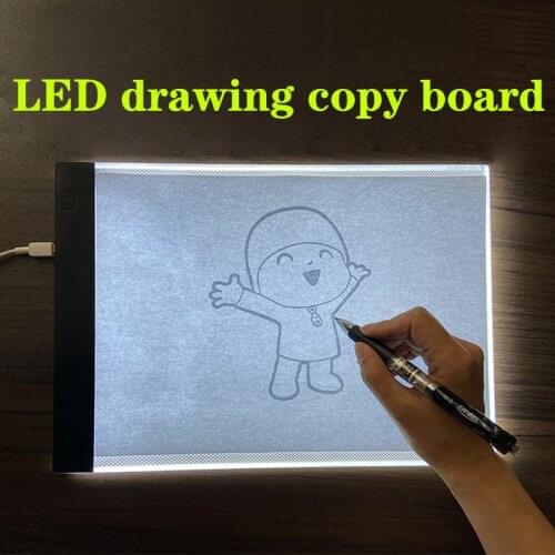 A4 LED Electronic Drawing Copy Board Whiteboard Manga Drawing Tools Sketch Tracing Drawing Tablet with Screen Graphic