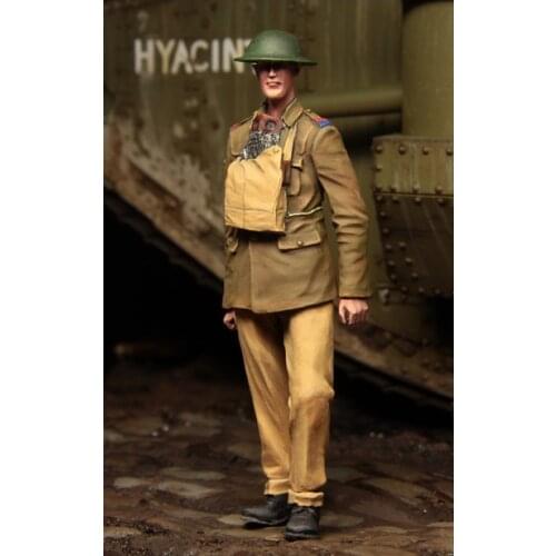 [tuskmodel] 1 35 scale resin model figures kit WW1 British Tank crewman t1104