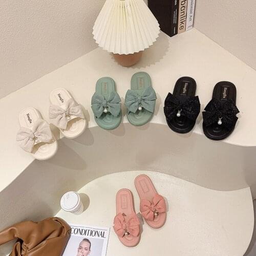 2021 Womens Slippers Korean Fashion Flat Bottomed Sandals Summer New Flip Flops Beach Slippers Female Casual Outdoor Sandals