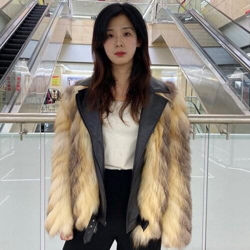 Sheepskin Coat Women Real Fur Jacket 100% Natural Red Fox Fur Coat 2021 New Autumn Winter Warm Thick Overcoat High Quality