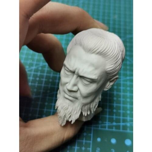 1/6 Scale Legend of Three Kingdoms Caocao Male Unpainted Head Model DIY