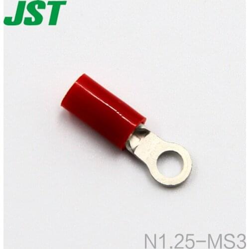 100pcs N1.25-MS3 JST terminal connector raw spot cold pressed single ring terminal supply