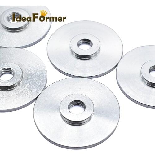 5/10Pcs V6 Throat Aluminum Heat Sink Plate M6 Screw Thread Cooling Pipe Radiator Diameter 30mm For 3D Printer Extruder V6 J-head