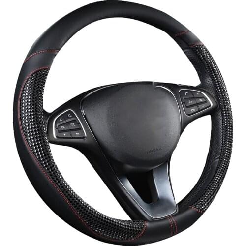 Auto Car Steering Wheel Cover Wrap For 37-38CM/14.5"-15" M Size Car Accessories For Ford VW Seat HYUNDAI TOYOTA RENAULT etc