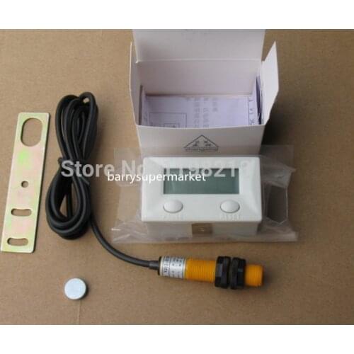 Digital electronic counter punch magnetic induction proximity switch reciprocating rotary counter 5-digital