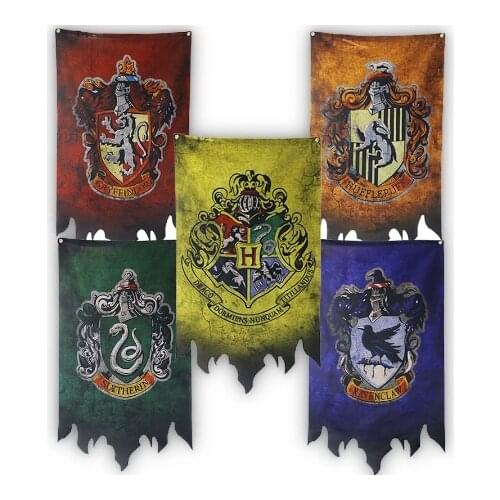 Movie&TV Hot Sale Harried Flag Bar KTV Potters Theme Decoration Bunting Living Room Hanging for Gift Birthday