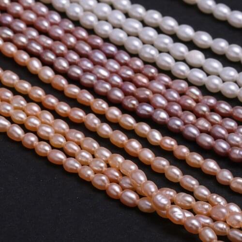 Natural Pearl Meter Shaped 3-4mm Making Bracelets Necklaces And Other Accessories DIY 36CM