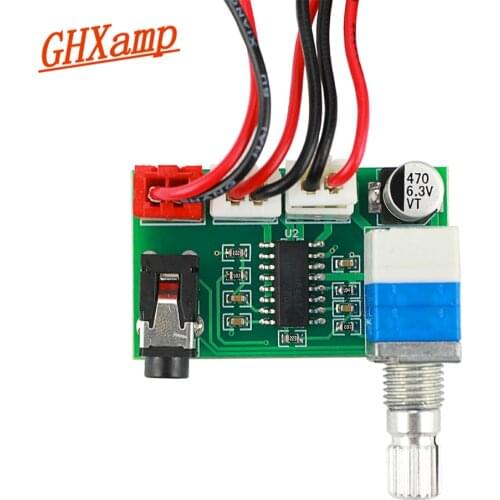 Ghxamp 2.0 Power Amplifier Board 3W+3W 2019 Newest PAM8403 Digital Amp With Volume Control DC 5V AUX input 1PC