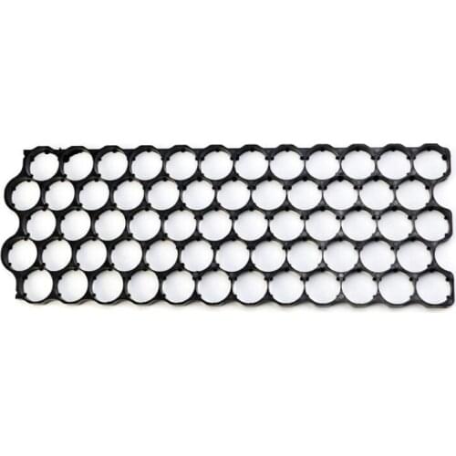 20pcs/lot 5*12 Cell 18650 Batteries Spacer Radiating Shell Plastic Heat Holder Dislocation Bracket Battery Storage Box Brackets