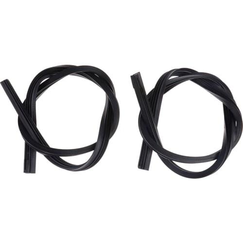 2pcs 26 inch 6mm Car Rubber Windshield Wiper Blade Refill Universal Auto Windscreen Frameless Strip Wipers Black