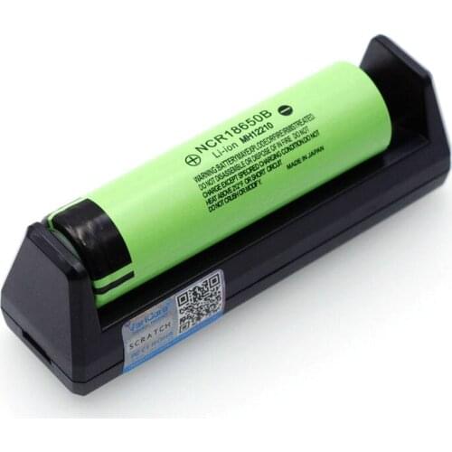 VariCore V1 18650 Smart battery Charger + 1PCS NCR18650B 3400mAh Li-ion Battery 3.7V Flashlight batteries