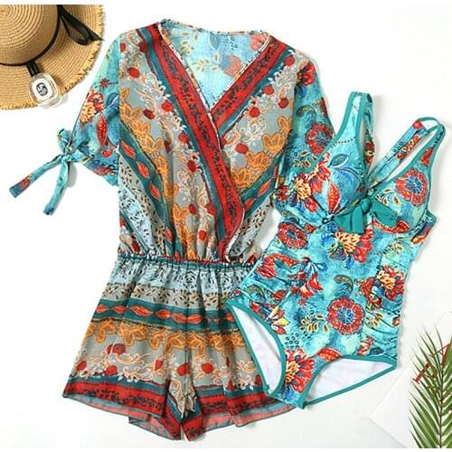 STAERK 2 piece swimsuit female large size swim suit for large chest women big breasts Vintage Retro Swimwear Backless Monokini