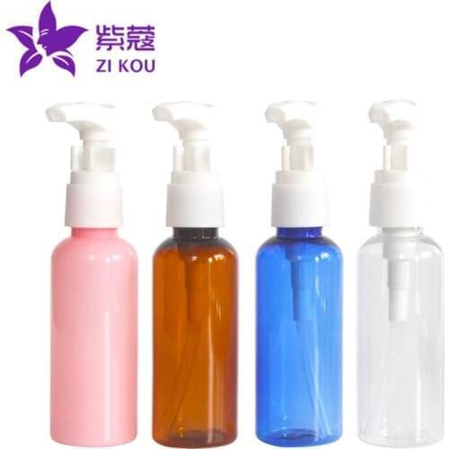 10pcs 50ml plastic bottle lotion pump clamp emulsion bottle