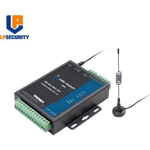 LPSECURITY 4 Way Network IO Controller RS485 WIFI/Ethernet Relay Switch Modbus TCP/RTU Protocol Support USR Cloud