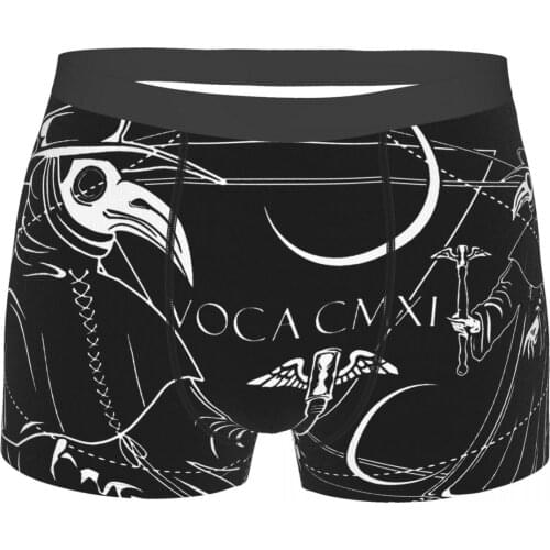 Save People Goth 1980s Subculture Rock Romance Underpants Cotton Panties Man Underwear Print Shorts Boxer Briefs