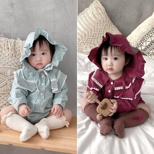 Toddler Girls Bodysuits Fashion Cotton Long Sleeve Rompers for Girl Kids Clothing 2020 New Arrival High Quality Baby One-Pieces