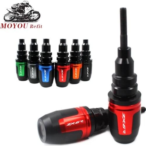For KAWASAKI NINJA ZX6R ZX 6R ZX6R Motorcycle CNC Falling Protection Frame Slider Fairing Guard Crash Pad Protector