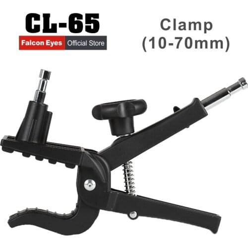 Falcon Eyes CL-65 11-70mm Heavy Metal C Type Clamp U Clip Bracket for Photo Studio Light Stand Camera Flash Accessories