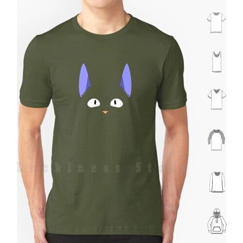 Jiji The Cat T Shirt Print For Men Cotton New Cool Tee Kikis Delivery Service Kiki Delivery Service Kikis Ghibli Studio