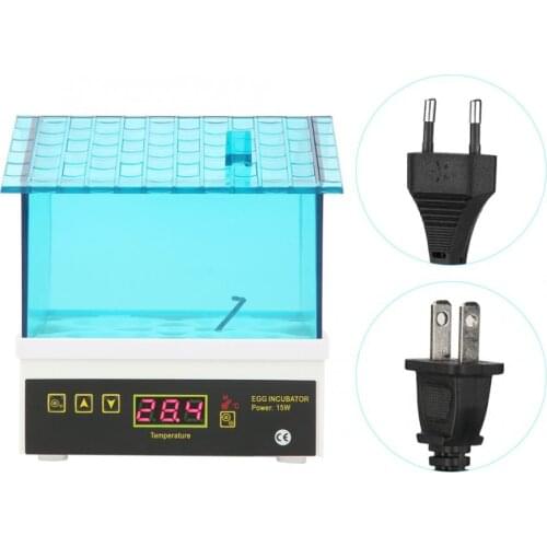 4 Eggs Mini Egg Incubator Hatcher Household Digital Automatic Hatching House Machine Pet Farm Animals Feeding