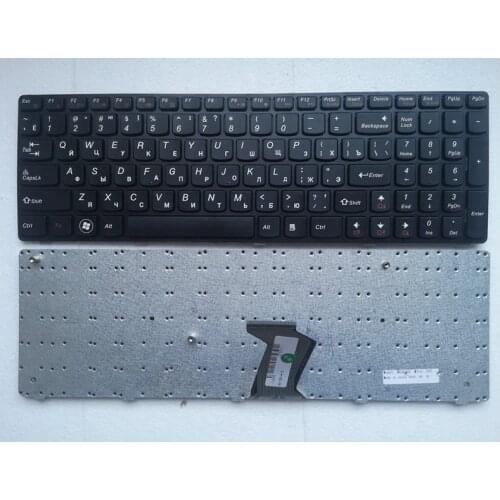GZEELE RU Laptop keyboard for LENOVO b590 V570 Z570 Z575 B570A B570G B575 B575A B580 25013347 with black frame RU