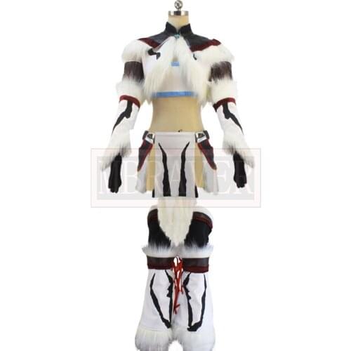 MH4 Monster Hunter 4 Kirin Hunter Female Women Swordsman Cosplay Costume Halloween Uniform Outfit Whole Set Custom Made Any Size