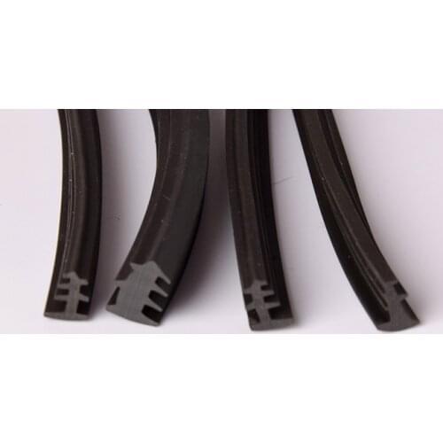 Leather seals Vintage aluminum doors and windows glass strip Rubber strips fixed seal