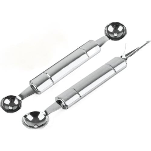 Stainless Steel Watermelon Slicer Fruit Knife Windmill Cutter Ice Cream Dig Ball Melon Baller Scoop Assorted Cold Kitchen Tools