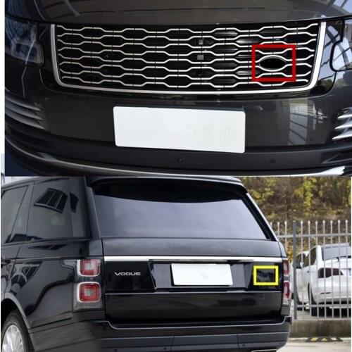 Oval Emblem Logo Badge Frame Decal Sticker for Land Range Rover Evoque Discovery Sport Front Grille Rear Trunk Black Green Gold