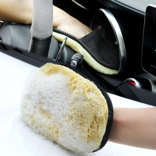 Car Wool Soft Washing Cleaning Brush Gloves for Ford Focus Fusion EcoSport Kuga Mondeo Everest Transit Custom Tourneo Custom