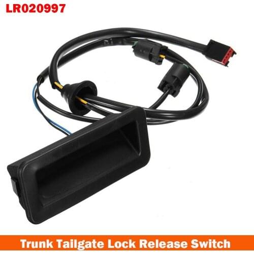 Black Trunk Tailgate Lock Release Switch LR020997 For Land Rover Freelander 2 Car Tailgate Back Release Handle Repair Switches