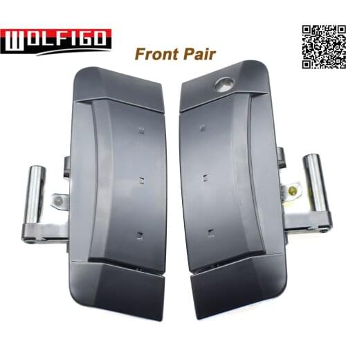 Fits 2003-2009 Nissan 350Z Left Right Pair Outside Exterior Silver Door Handle 80607-CD401, 80607-CD41E, 80607CD401, 80607CD41E