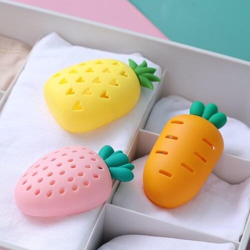 Vegetable Shape Aromatherapy Box Wardrobe Deodorizing Box Bedroom Bathroom Toilet Deodorizing Aromatherapy Viscose Storage Box